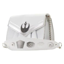 LOUNGEFLY Star Wars - Princess Leia White Chain Strap Crossbody -Board Games Store LOUSTTB0224 SW PRINCESS LEIA WH COS CHAINSTRAP CROSSBODY 04