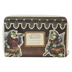 LOUNGEFLY Star Wars - Return Of The Jedi 40th Anniversary Jabbas Palace Zip Around Wallet -Board Games Store LOUSTWA0239 SW RotJ 40th JabbasPalace Zip Wallet 03