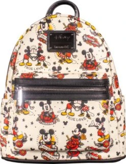 LOUNGEFLY Disney - Mickey Tattoo US Exclusive Mini Backpack