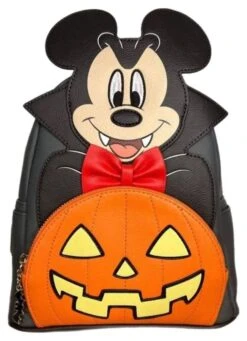LOUNGEFLY Disney - Mickey Vampire Pumpkin US Exclusive Mini Backpack