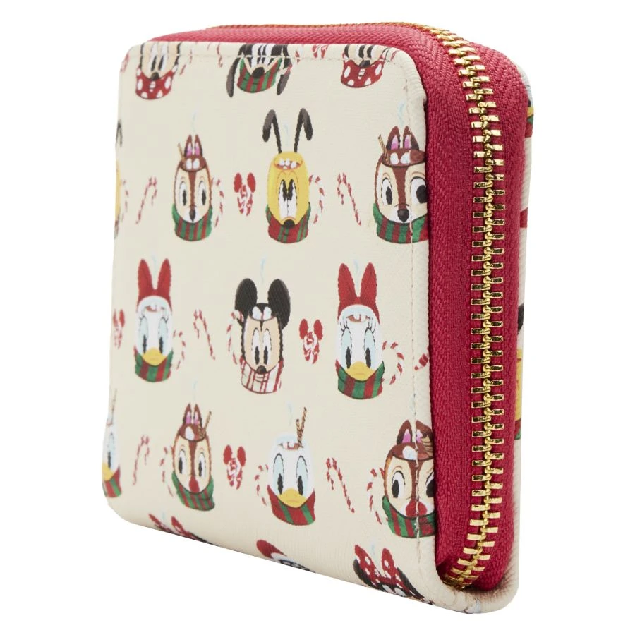 LOUNGEFLY Disney - Hot Cocoa Zip Around Purse 2 LOUNGEFLY Disney - Hot Cocoa Zip Around Purse - Image 2