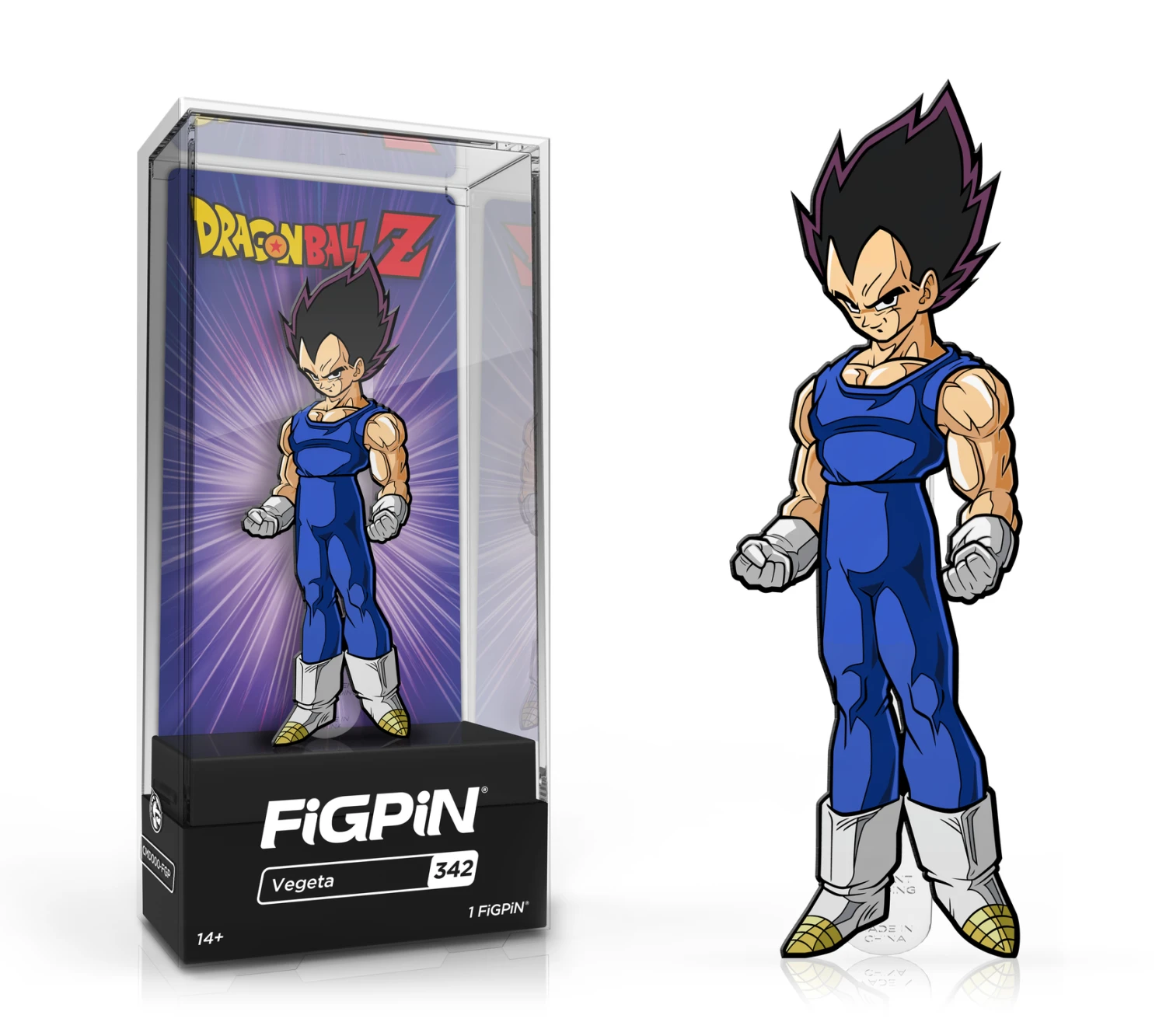 Dragon Ball Z - Vegeta 3" Collectors FigPin #342 1 Dragon Ball Z - Vegeta 3" Collectors FigPin #342