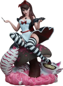 Fairytale Fantasies - Alice In Wonderland Game Of Hearts Statue