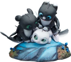 How To Train Your Dragon - Dart, Pouncer & Ruffrunner Statue
