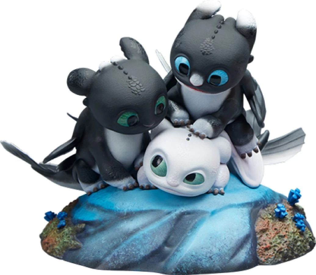 How To Train Your Dragon - Dart, Pouncer & Ruffrunner Statue 1 How To Train Your Dragon - Dart, Pouncer & Ruffrunner Statue