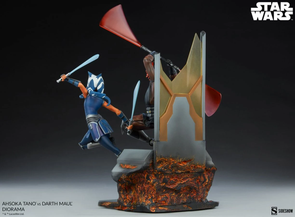 Star Wars - Ahsoka Tano Vs Darth Maul Diorama 6 Star Wars - Ahsoka Tano Vs Darth Maul Diorama - Image 6