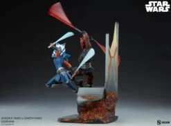 Star Wars - Ahsoka Tano Vs Darth Maul Diorama 22 Star Wars - Ahsoka Tano Vs Darth Maul Diorama -Board Games Store SID200619 Star Wars Darth Maul Vs Ahsoka Tano DioramaF