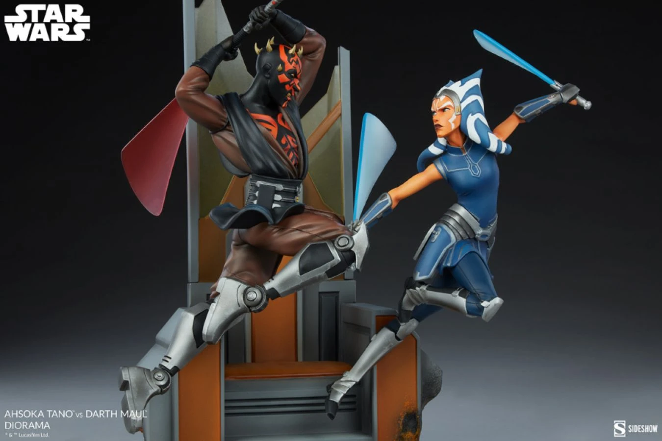 Star Wars - Ahsoka Tano Vs Darth Maul Diorama 9 Star Wars - Ahsoka Tano Vs Darth Maul Diorama - Image 9