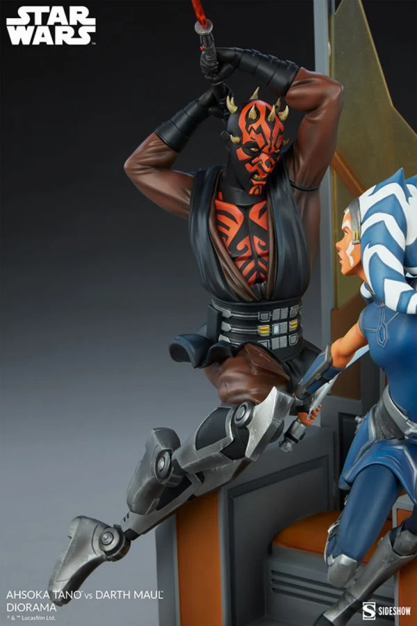 Star Wars - Ahsoka Tano Vs Darth Maul Diorama 10 Star Wars - Ahsoka Tano Vs Darth Maul Diorama - Image 10