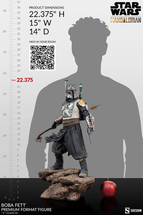 Star Wars: The Mandalorian - Boba Fett Premium Format Statue 6 Star Wars: The Mandalorian - Boba Fett Premium Format Statue - Image 6