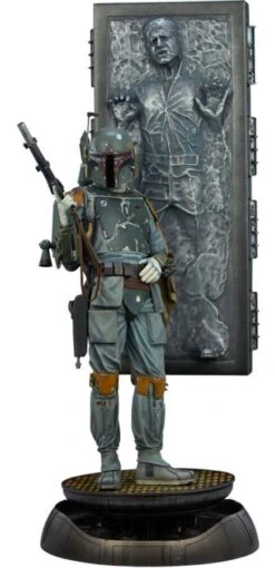 Star Wars - Boba Fett & Han Solo In Carbonite Premium Format Figure