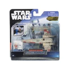 JAZWARES STAR WARS Micro Galaxy Squandron - Luke Skywalker's X-Wing 5" Vehicle & Figure