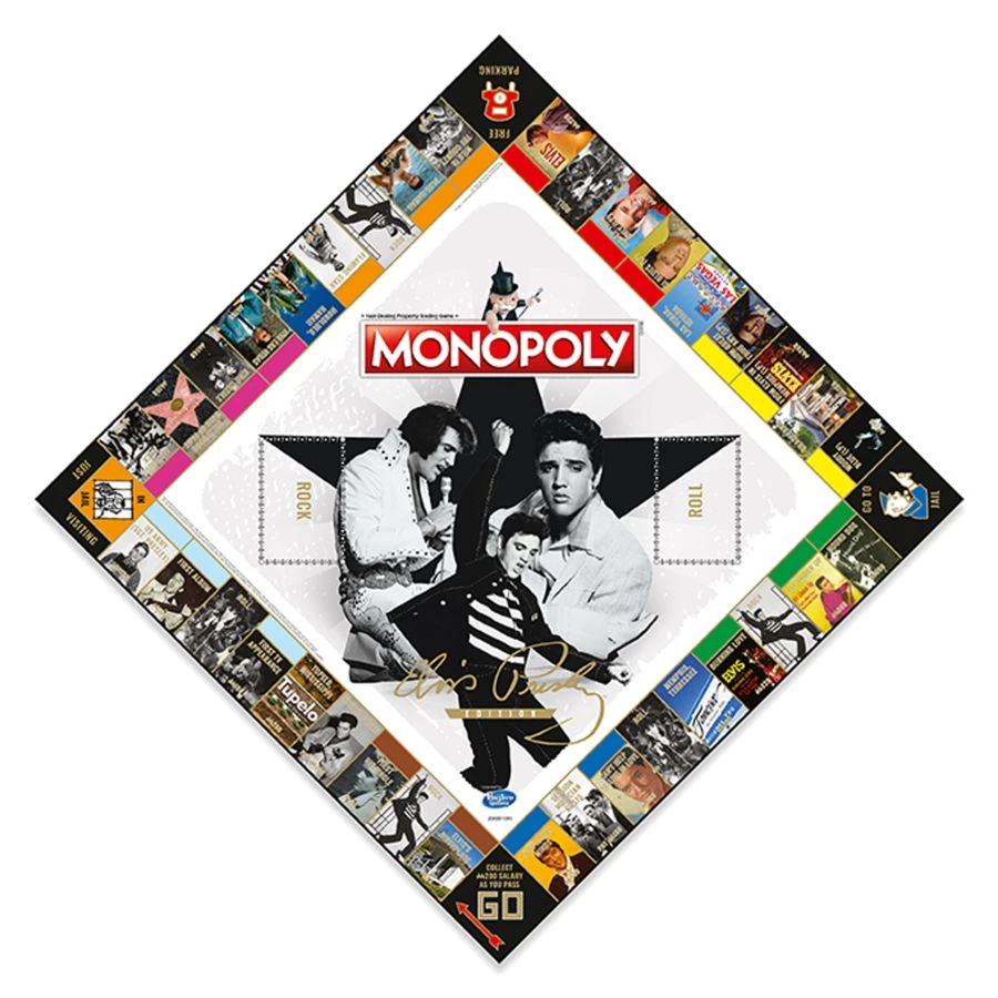 WINNING MOVES Monopoly - Elvis Edition Edition 2 WINNING MOVES Monopoly - Elvis Edition Edition - Image 2