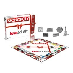 WINNING MOVES Monopoly - Love Actually Edition -Board Games Store WINWM01884 Love Actually MonopolyB