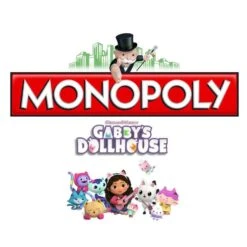 WINNING MOVES Monopoly - Gabby's Dollhouse Junior Edition