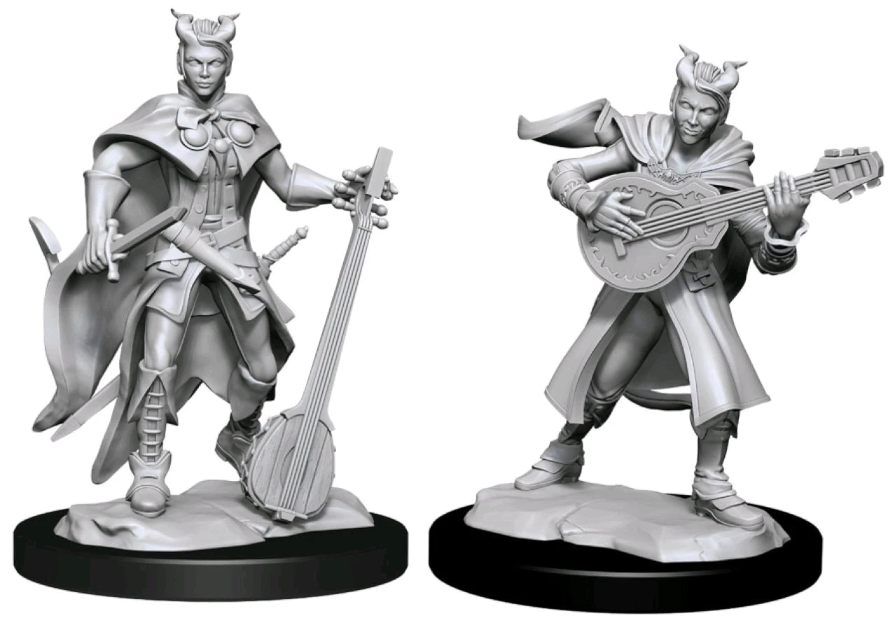Dungeons & Dragons - Nolzur's Marvelous Unpainted Miniatures: Tiefling Bard Female 1 Dungeons & Dragons - Nolzur's Marvelous Unpainted Miniatures: Tiefling Bard Female
