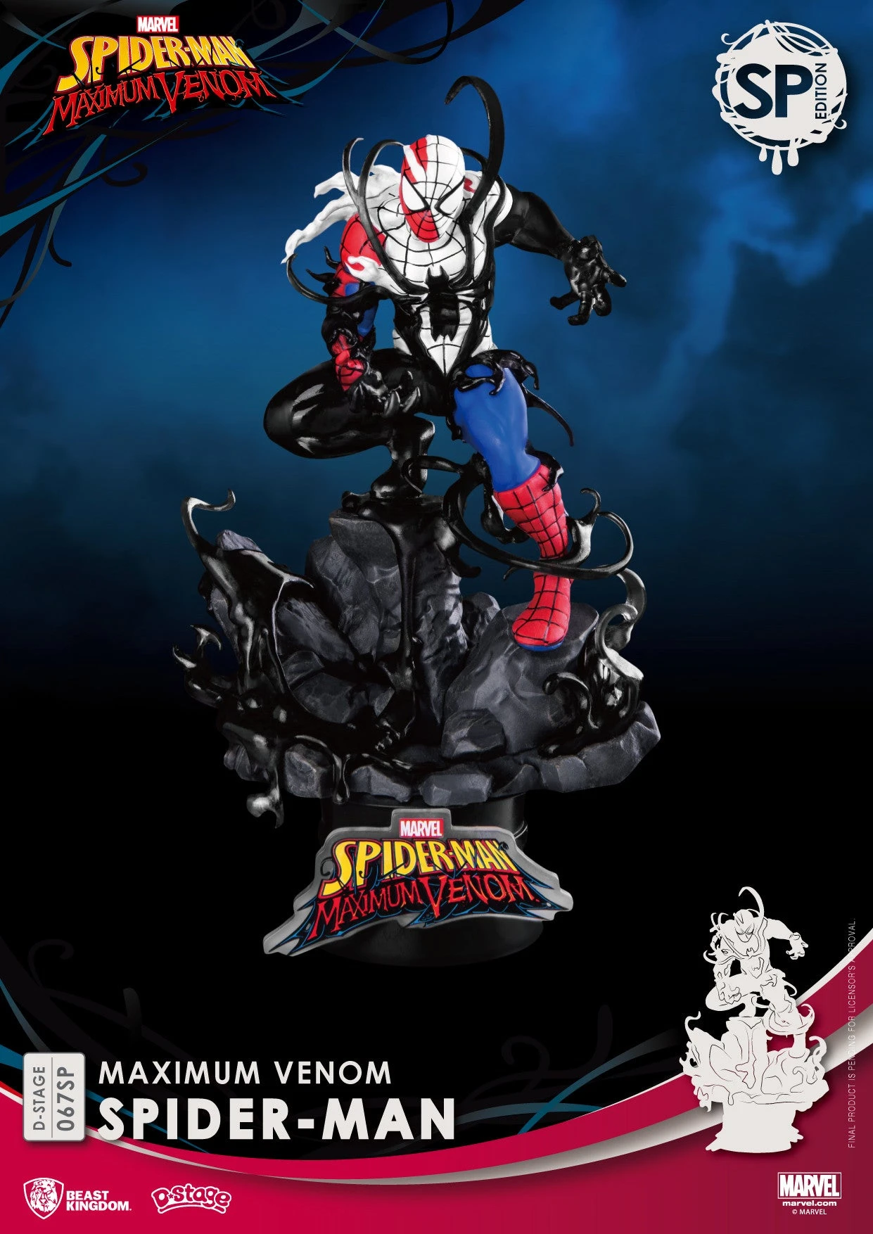Beast Kingdom D Stage Maximum Venom Spider Man Special Edition 1 Beast Kingdom D Stage Maximum Venom Spider Man Special Edition