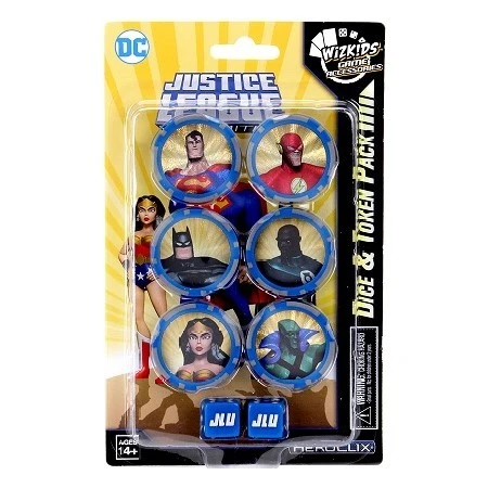 DC HeroClix Justice League Unlimited Dice And Token Pack 1 DC HeroClix Justice League Unlimited Dice And Token Pack