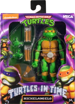 NECA Teenage Mutant Ninja Turtles: Turtles In Time - Michelangelo 7” Action Figure