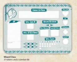 D&D Class Token Set Wizard -Board Games Store wizard
